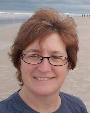 Kristi Schultz at the beach